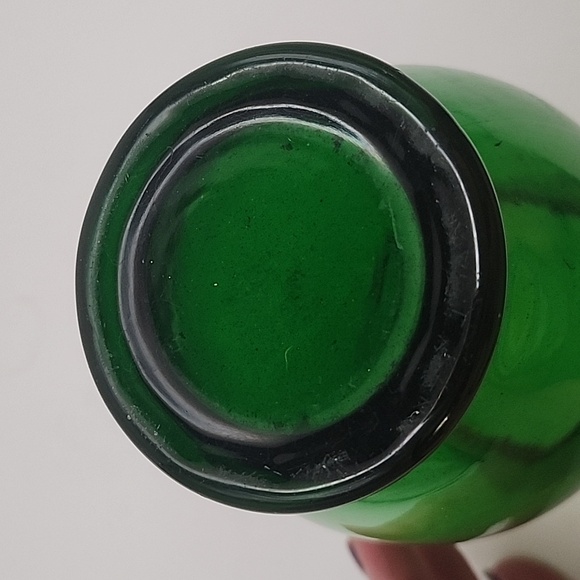Vintage Anchor Hocking Green Vase 5.5" - Picture 6 of 8